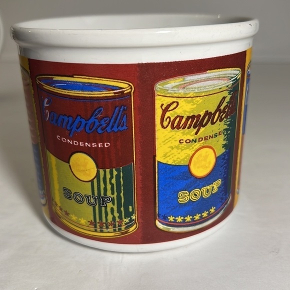 Andy Warhol Campbell Soup Can Coffee Mug 1998 Houston Harvest - Picture 3 of 7